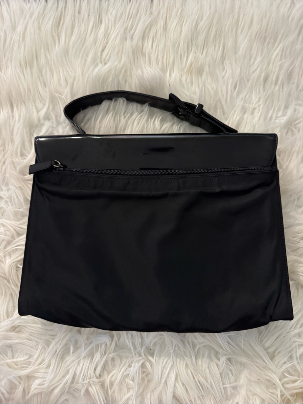 Prada tessuto spazzolato laptop bag - Picture 5 of 11